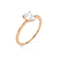 Anneau Ama Femme Alba in Or rosé Diamante Lab Grown 0.50 Ct AMA-AN-301-72-0,50 - AMA-AN-301-72-0,50